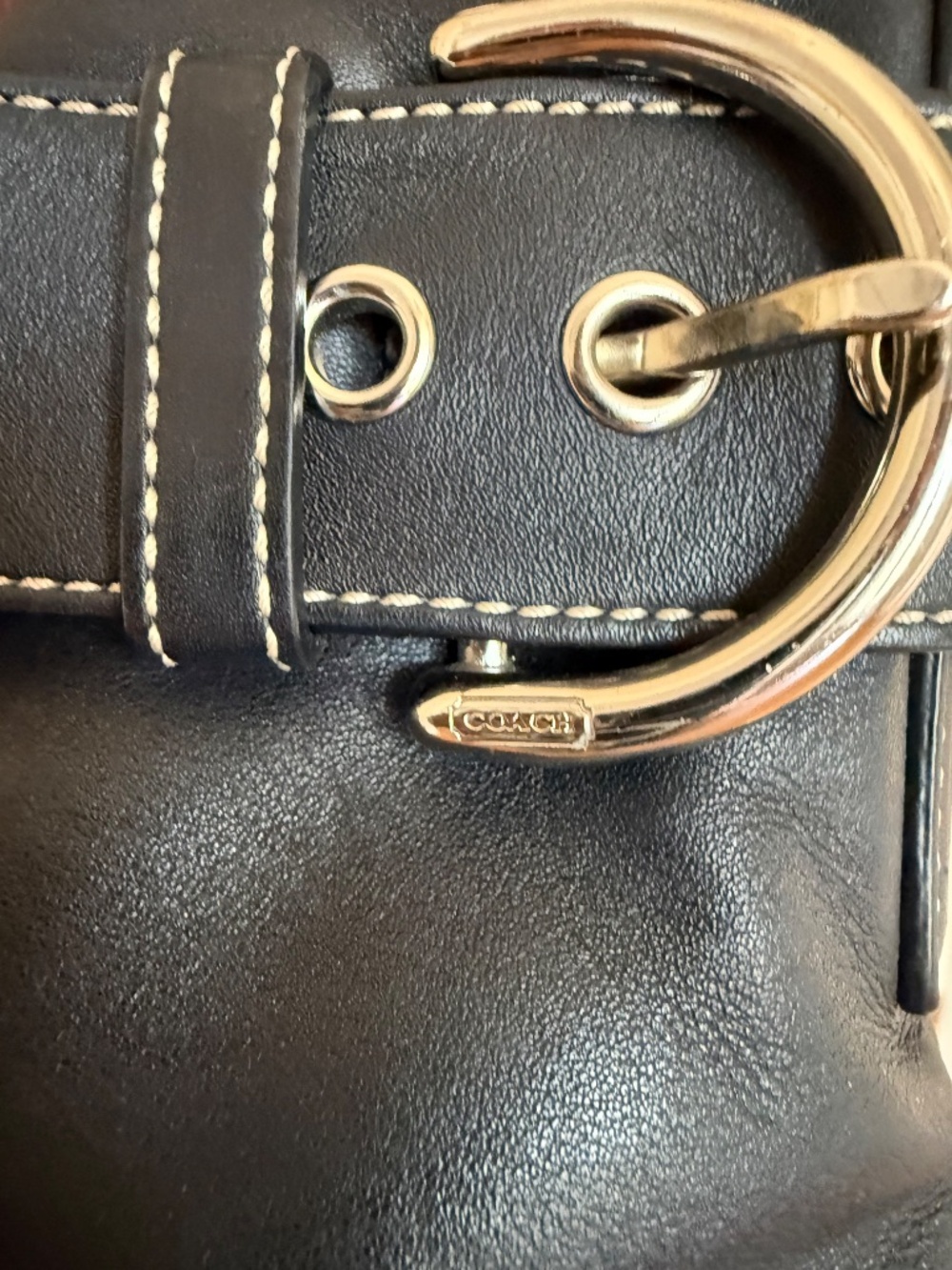 Vintage Coach Black Leather Soho Slim Crossbody Purse 1452 - Picture 5 of 15